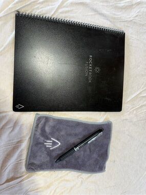 Rocketbook Fusuon Black Smart Reusable Notebook